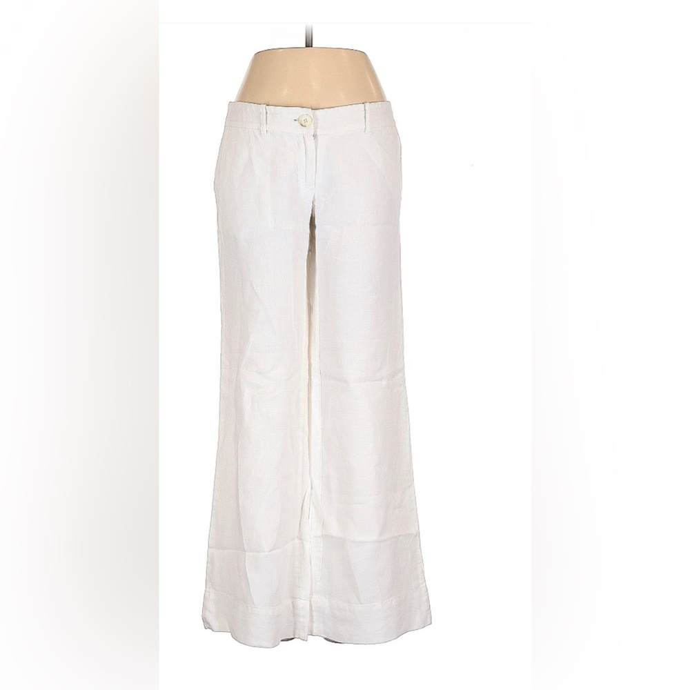 LOFT- 100% Linen flare trousers- 2P